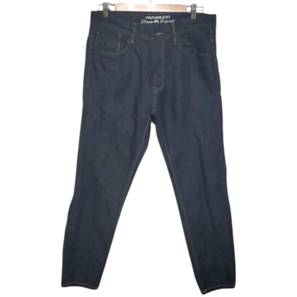 Parasuco jeans men's‎ size 31 blue 35% linen 65% cotton flexible lightwei…